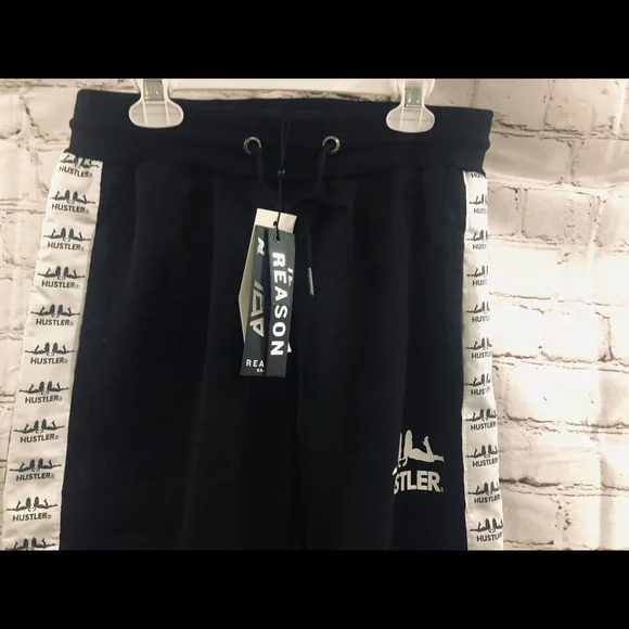 🎊HP🎊🔥Reason🔥Unisex🔥Logo Tape Joggers🔥Measurements in Pics🔥 - Picture 5 of 16